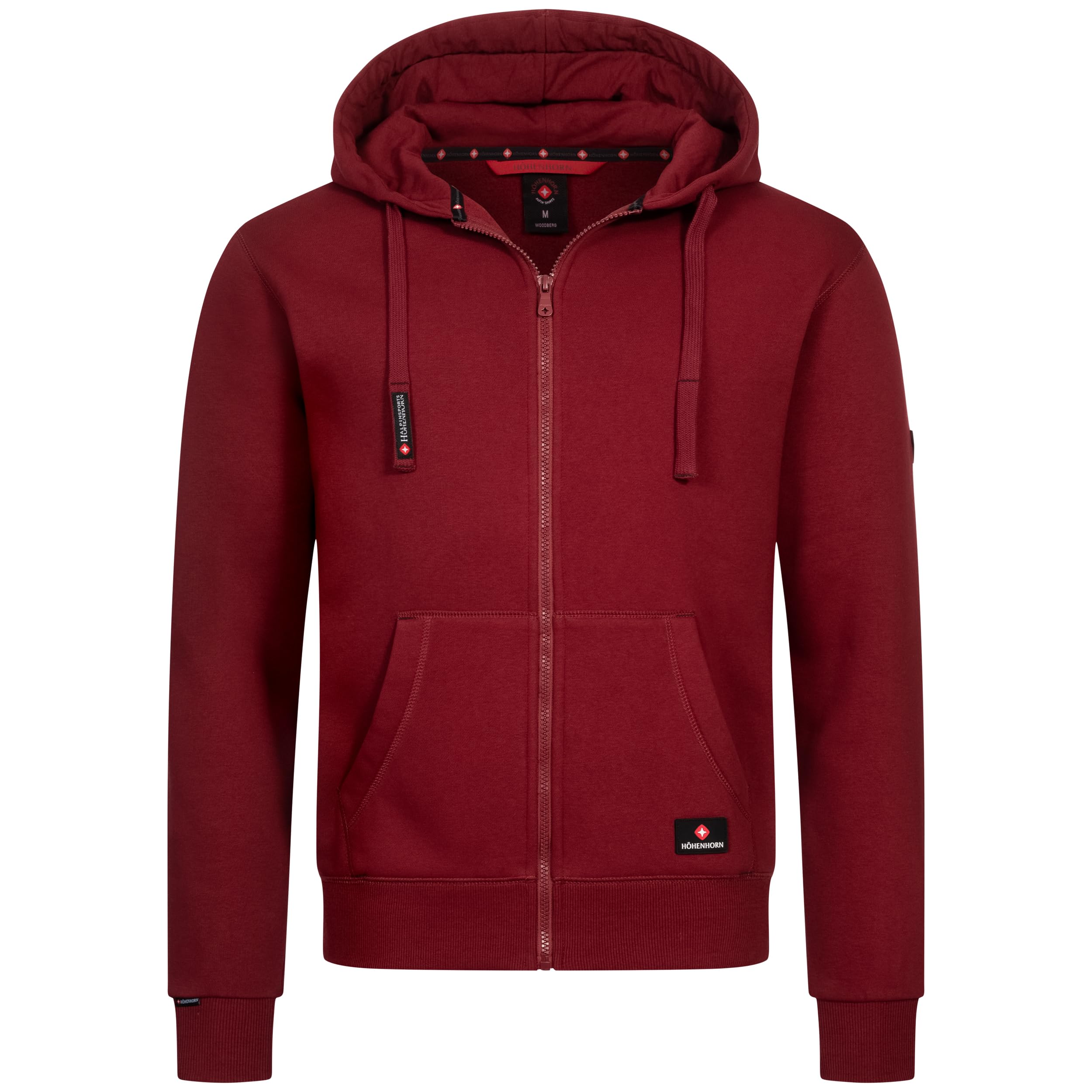 Höhenhorn Woodberg Herren Hoodie Pullover Rot Gr. S