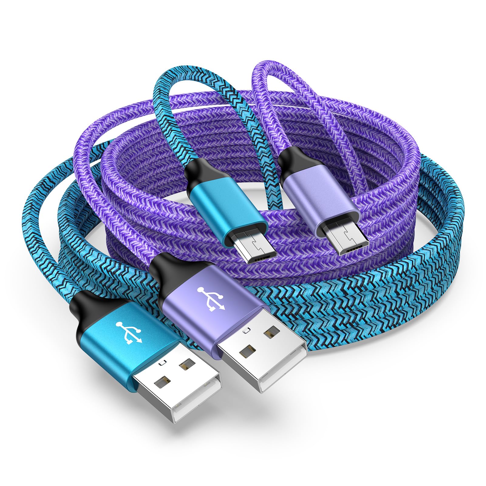 Micro USB Cable Android Charger 3ft 2Pack Compatible with PS4 Slim/Pro,Xbox One S/X Controller Charger Power Cord, Kindle Replacement Charger Cord for Kindle Paperwhite/Oasis/Voyage/Kindle Tablet Fire