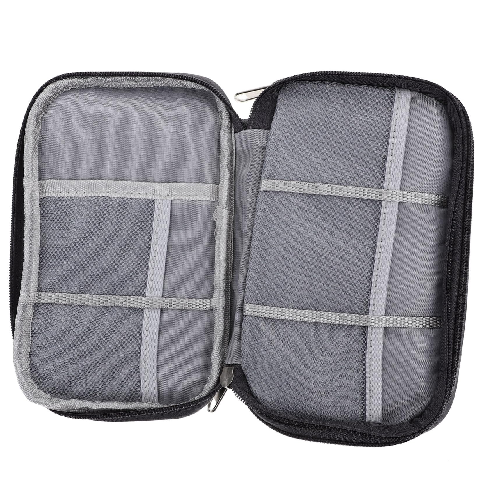 5 Stück Multifunktionale Kabel Organizer Tasche Elektronik Zubehör Aufbewahrung Reisebeutel mit Robustem Verschleißfestem Material Doppelter Schutz für Powerbank USB Kabel