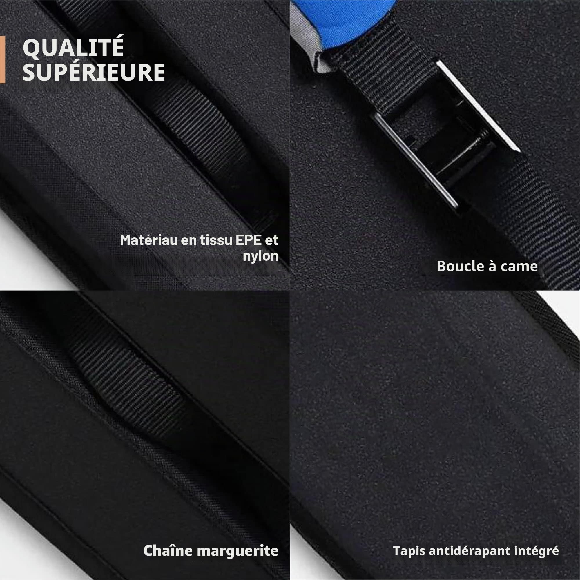 Thurso Surf Porte-Bagages de Toit Souple Universel pour Kayak, Ski, Snowboard, Sup Paddle Board - Solution de Transport Polyvalente et sécurisée avec Sac de Rangement Portable