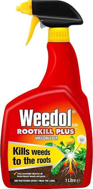 Weedol 17789 Rootkill Plus Weedkiller, Spray, 1 Litre, Clear