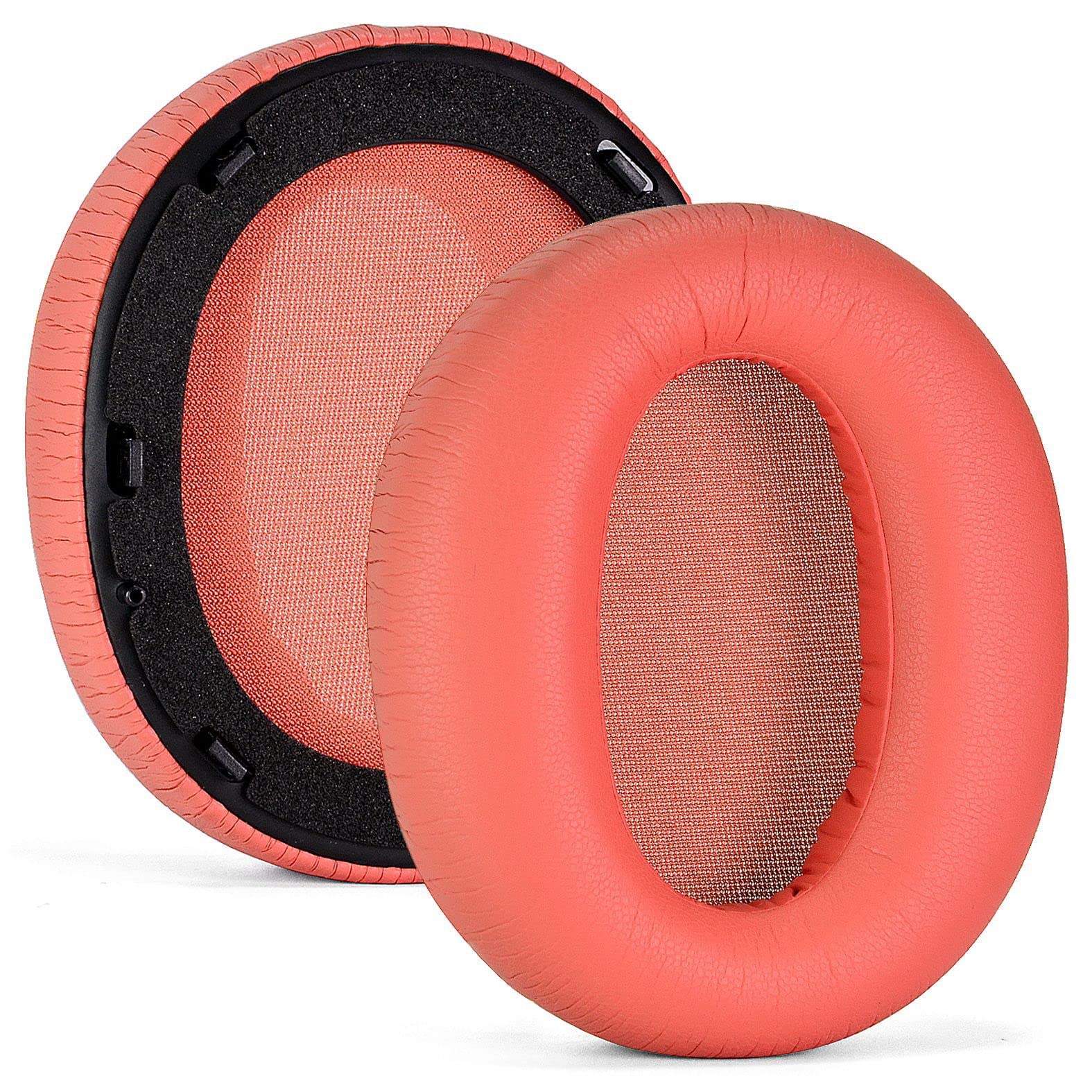 W820NB Replacement Earpads Fit for Edifier W820NB Headphone Earpads Earmuffs Cushion Sleeves Include Plastic Clips (Red)