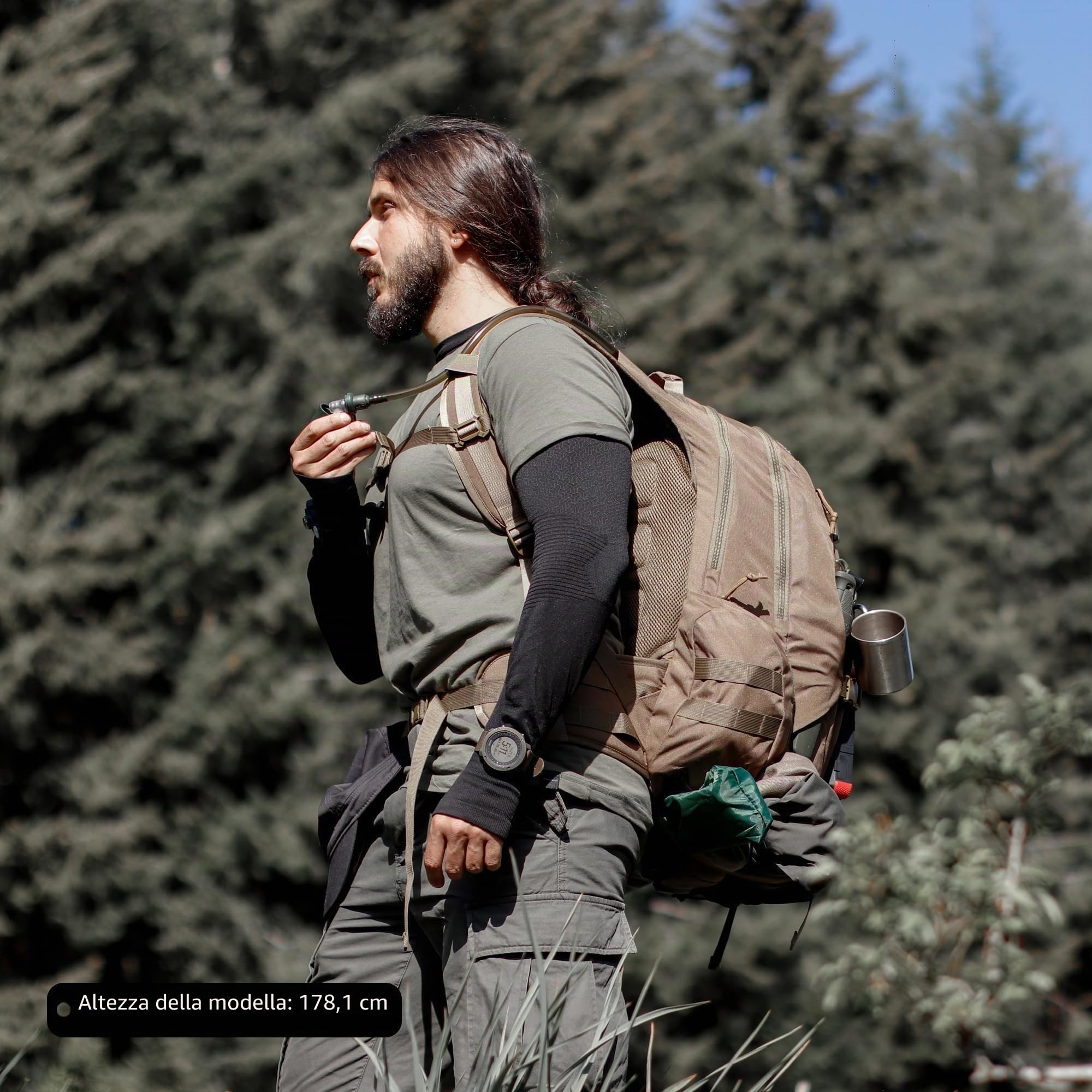 Mardingtop 28L/35L Tattico Zaino Militare Zaino Molle Zaini da Assalto Zaino Unisex Adulto Zaino da Escursionismo Zaino da Viaggio per Campeggio all'aperto Sport Trekking Motociclismo