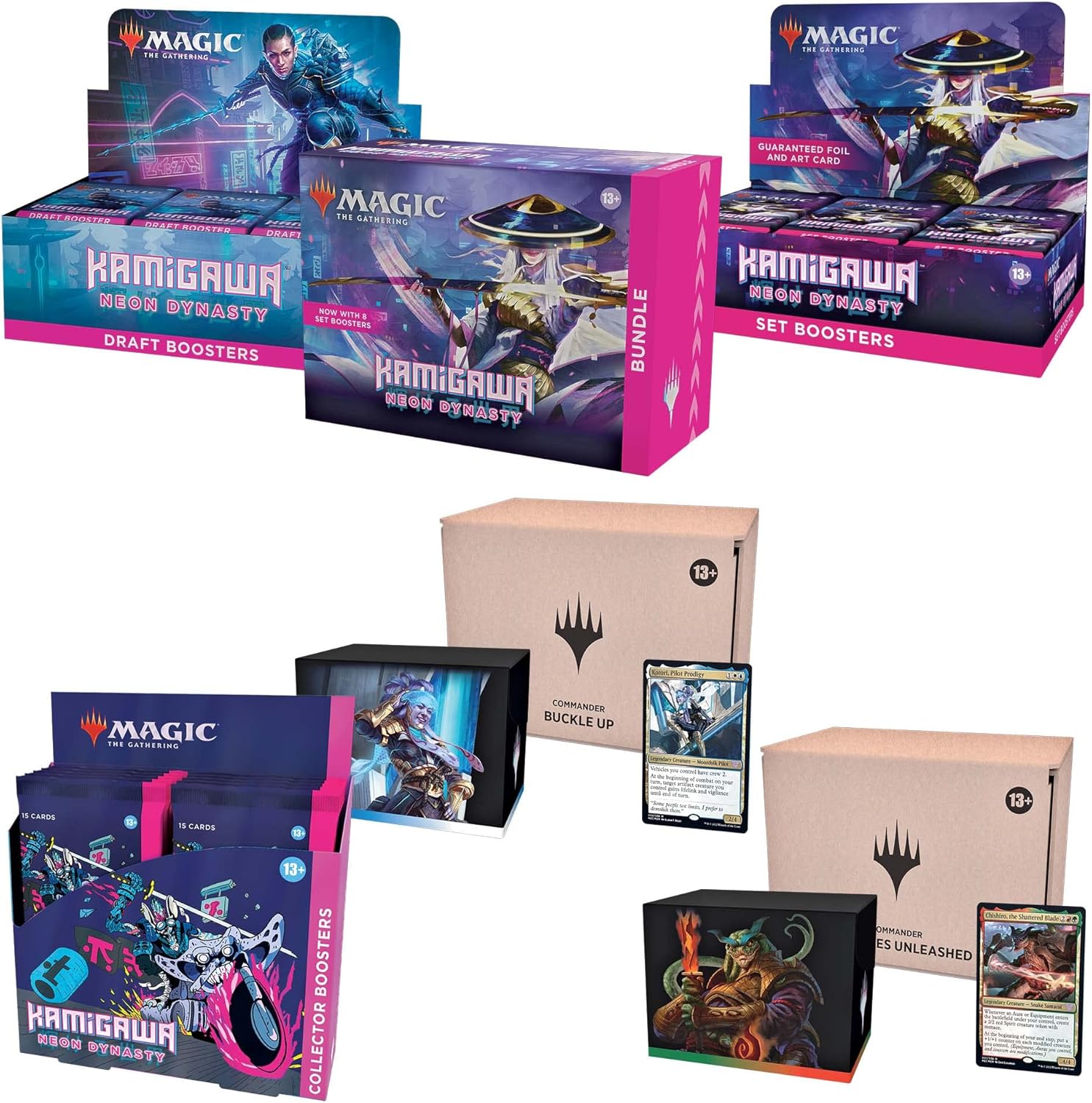 Buy Magic The Gathering Kamigawa Neon Dynasty Full Assortment Bundle