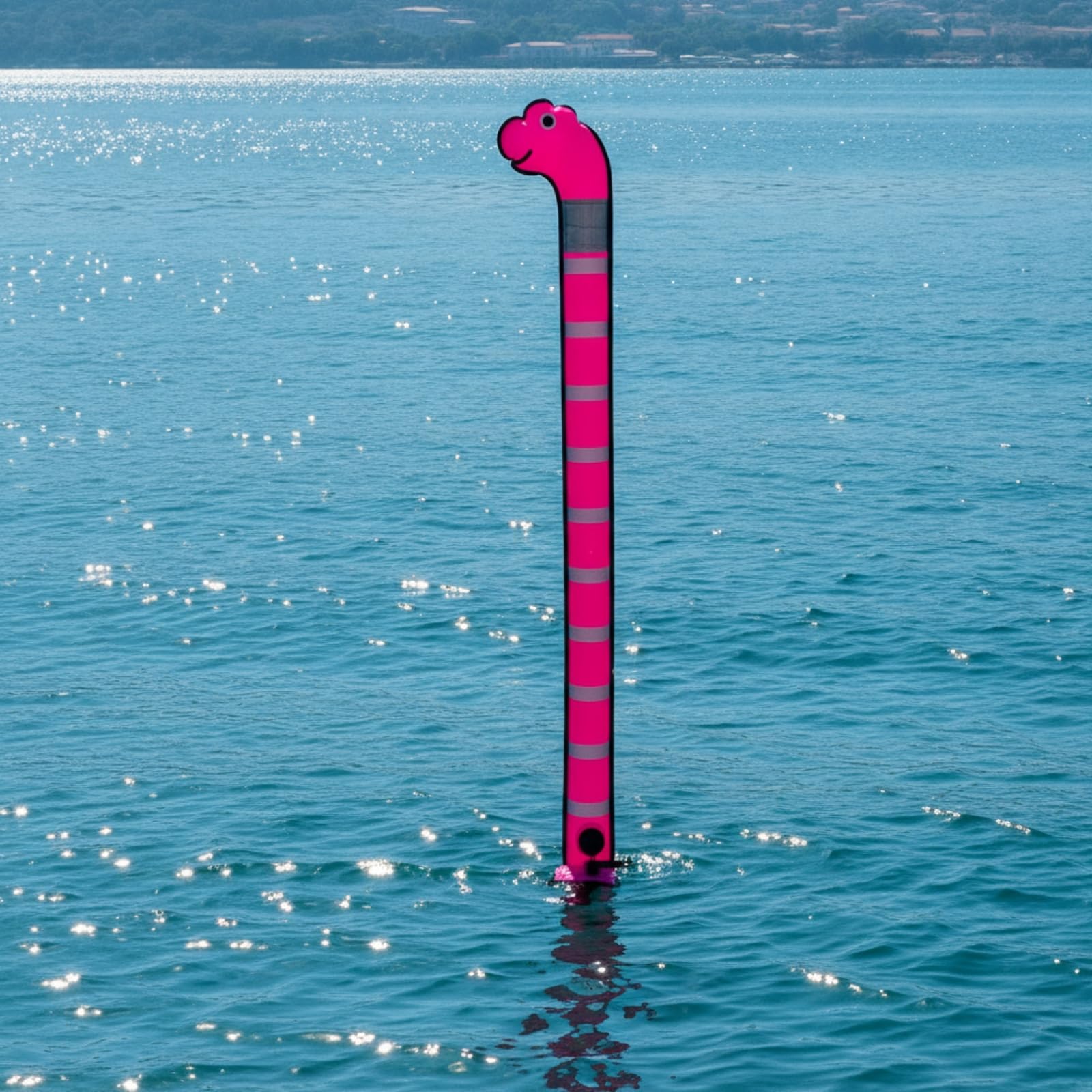 Boa Gonfiabile per Segnalazione in Superficie con Design a Forma di Animale E Strisce Riflettenti Orizzontali con Bordo Scuro con di