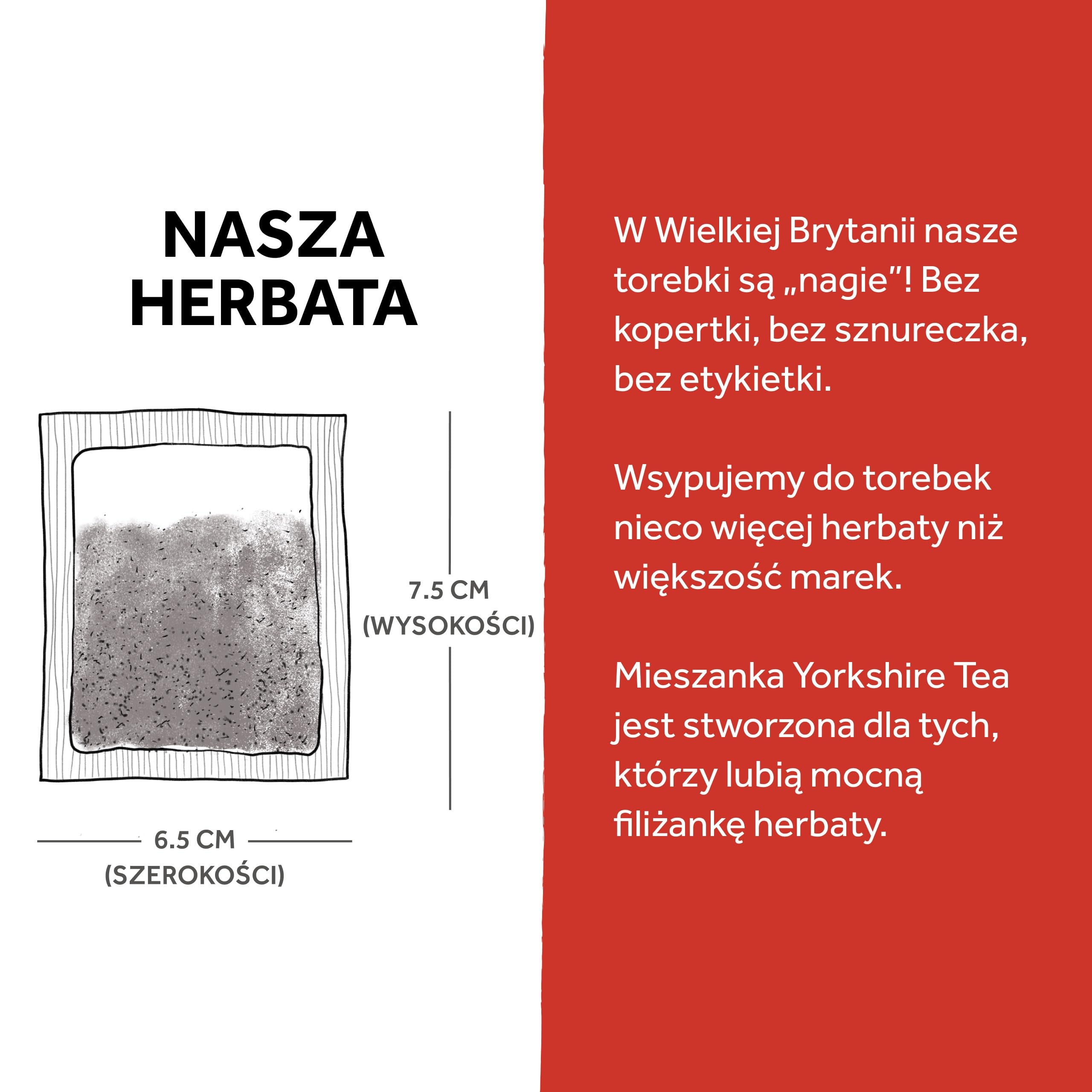 Yorkshire Tea - Orzeźwiająca, Mocna, Czarna Angielska Herbata - Odpowiedzialnie Pozyskiwana - Luzem - 250g