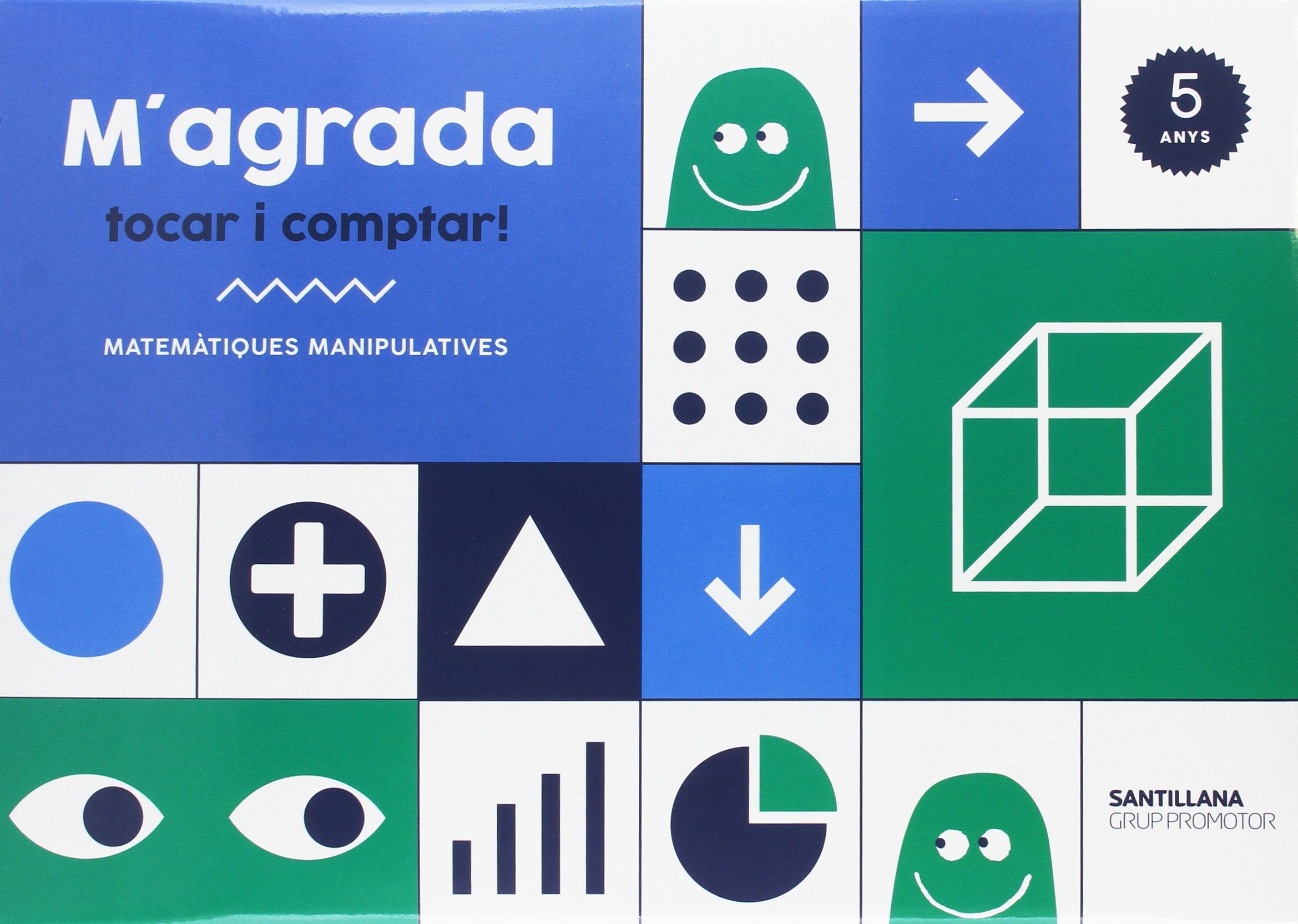 M¿AGRADA MATEMATIQUES 5 ANYS - 9788491303749 MATE + MATEMATIQUES MANIPULATIVES 3 ANYS - 9788413155708 (TALLERES)