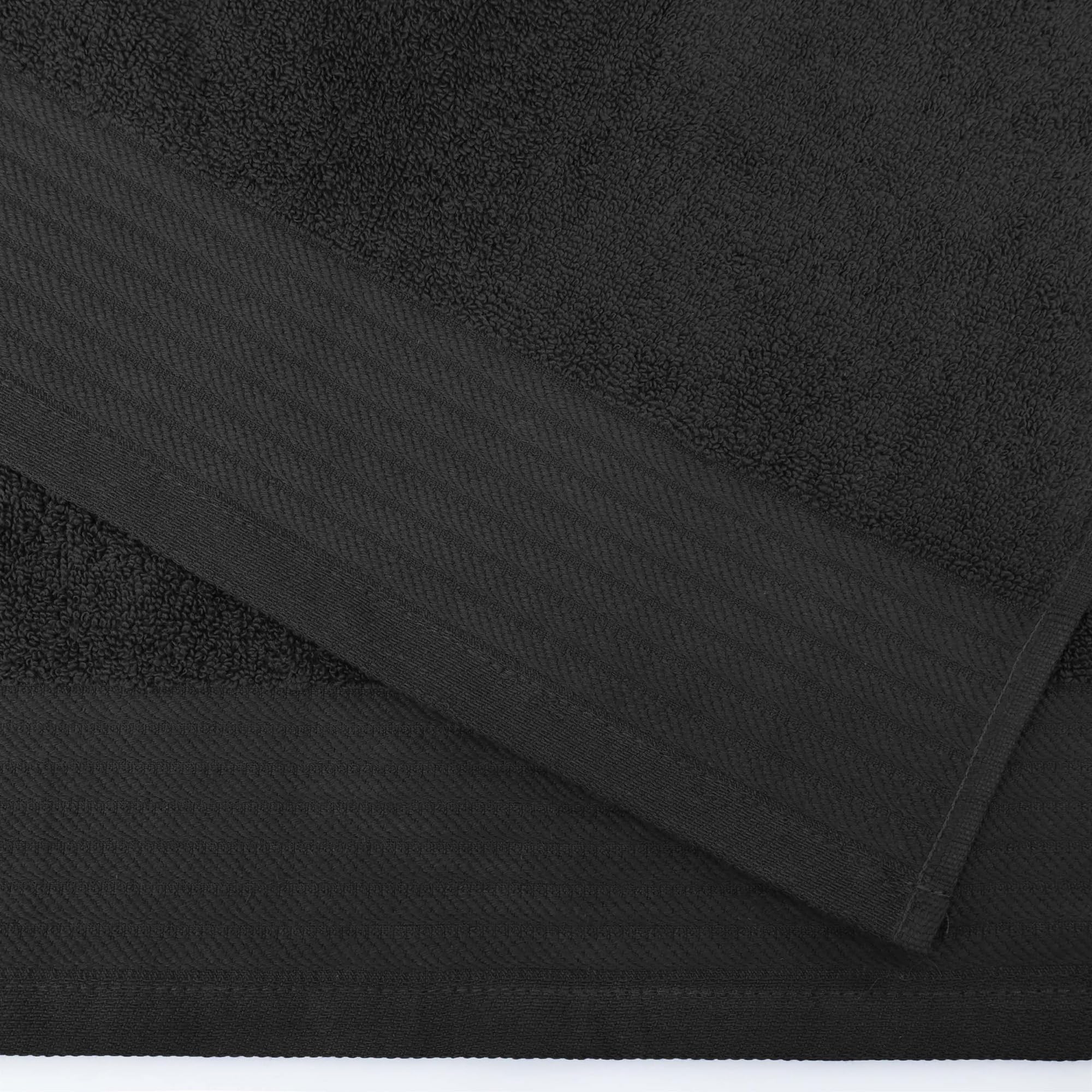SUPERIOR Türkisches Baumwoll-Jacquard-Badetuch-Set, 4-teilig, Körpertücher für Erwachsene und Kinder, Badezimmer-Essentials, Dusche, Spa, Pool, schnell trocknend, saugfähig, weicher Plüsch, Basics,