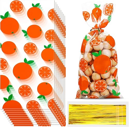 Miniatura 1 de WILLBOND 100 bolsas de celofán para golosinas Little Cutie, bolsas de regalo de fiesta, bolsas de plástico para violonchelo, bolsas de celofán con