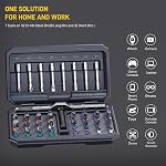 42 in 1 Magnetic Screwdriver Set T Handle Ratchet Screwdriver Set with Case | 42 in 1 Magnetic Ratchet Screwdriver Set Multitool Set With Case Repair Kit For Computer, Eyeglass, Bicycles, Watch and DIY