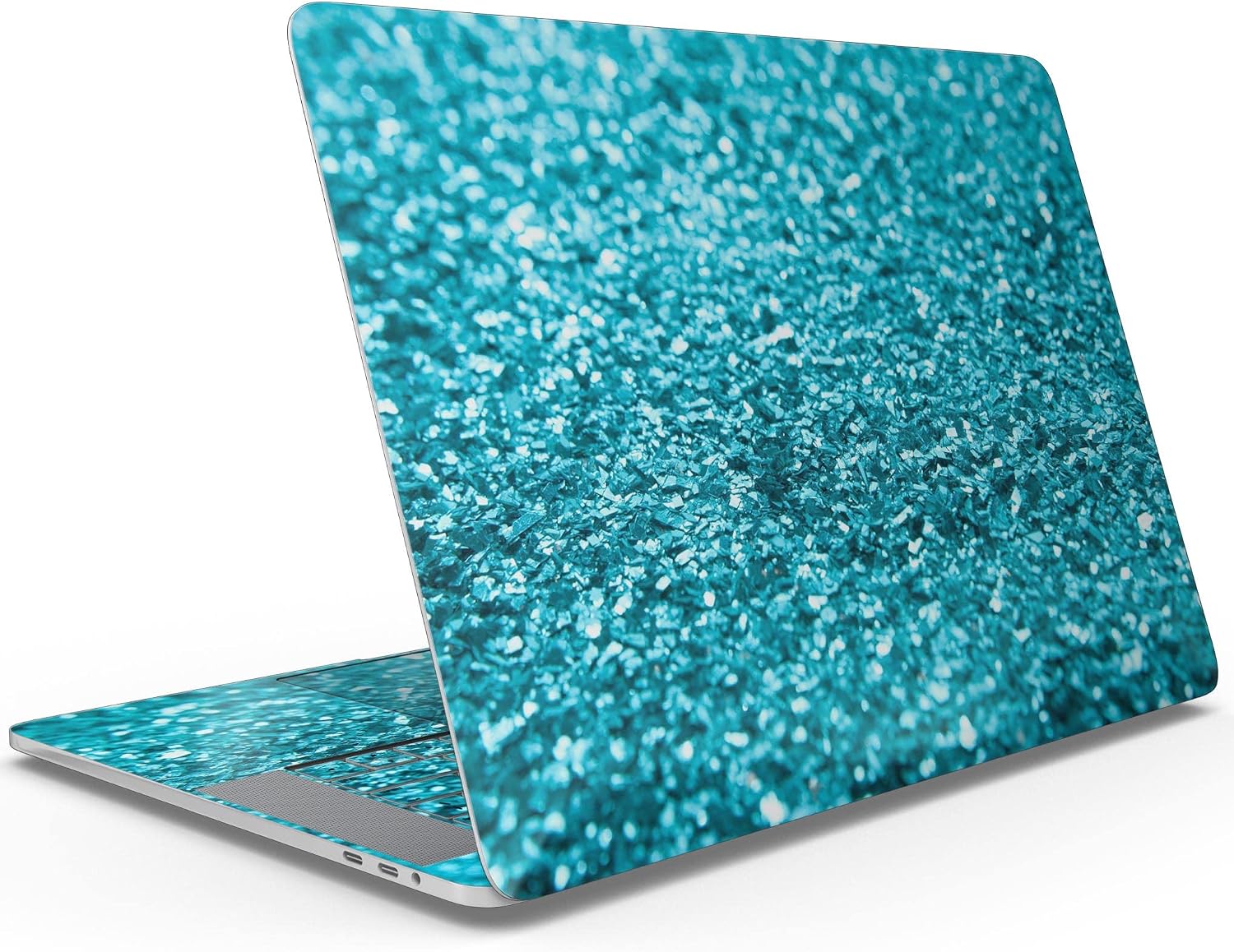 DesignSkinz - Turquoise Glimmer - Full-Body Wrap Protective Decal Skin Kit Compatible with MacBook 13" Pro M1 (A2338)