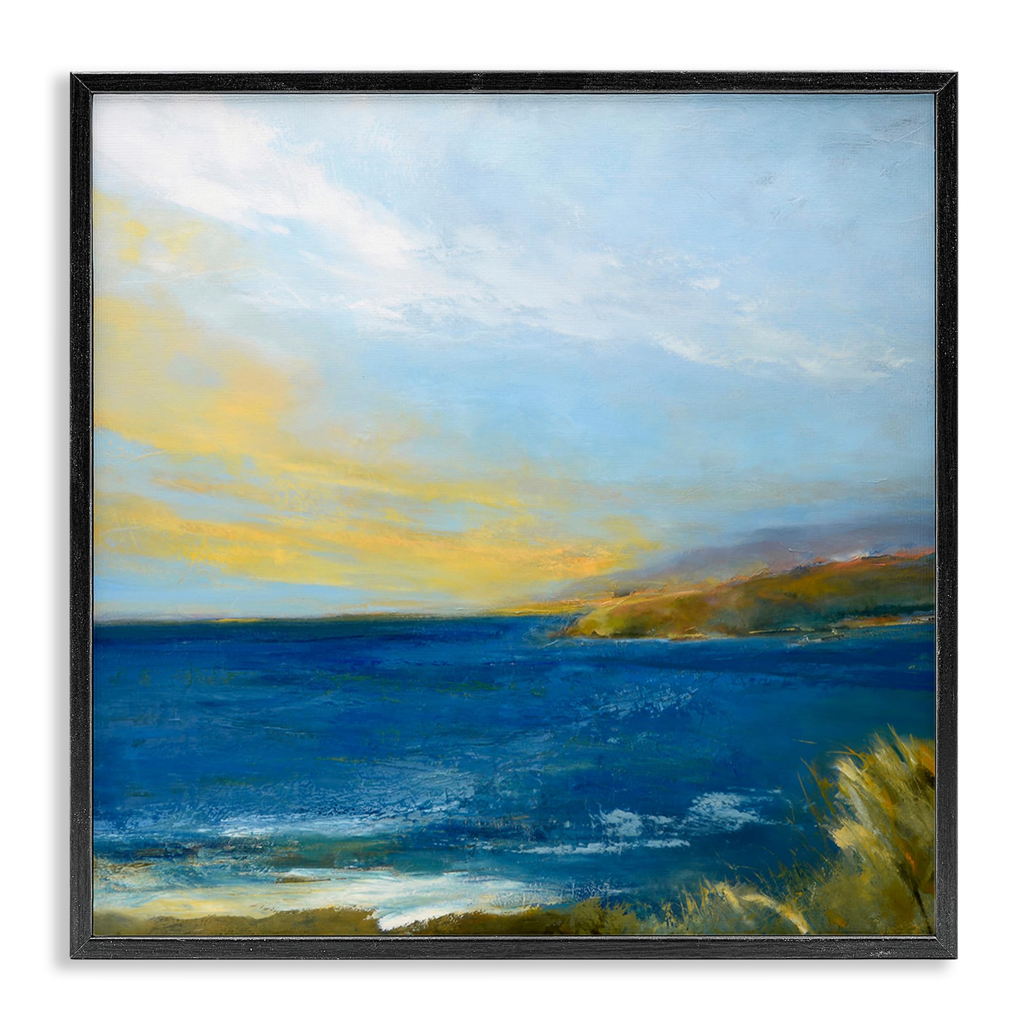 'Vibrant Ocean Light at Dusk'| Framed Giclee Art