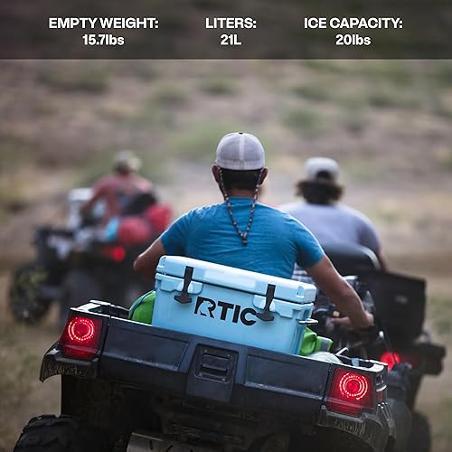 Miniatura 7 de RTIC Enfriador ultra resistente, caja de hielo con aislamiento duro para playa, bebidas, bebidas, campamento, picnic, pesca, barco, barbacoa