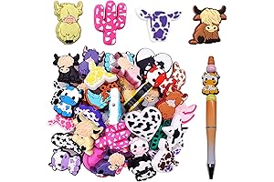 Exquisite Silicone Beads for Diverse Creative Projects: Embellish Pens, Keychains, Jewelry, and More