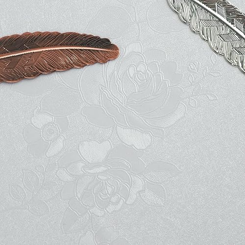 Miniatura 3 de Chejiaye Papel tapiz grueso de flor en relieve, papel de contacto floral para despegar y pegar, papel tapiz autoadhesivo impermeable texturizado