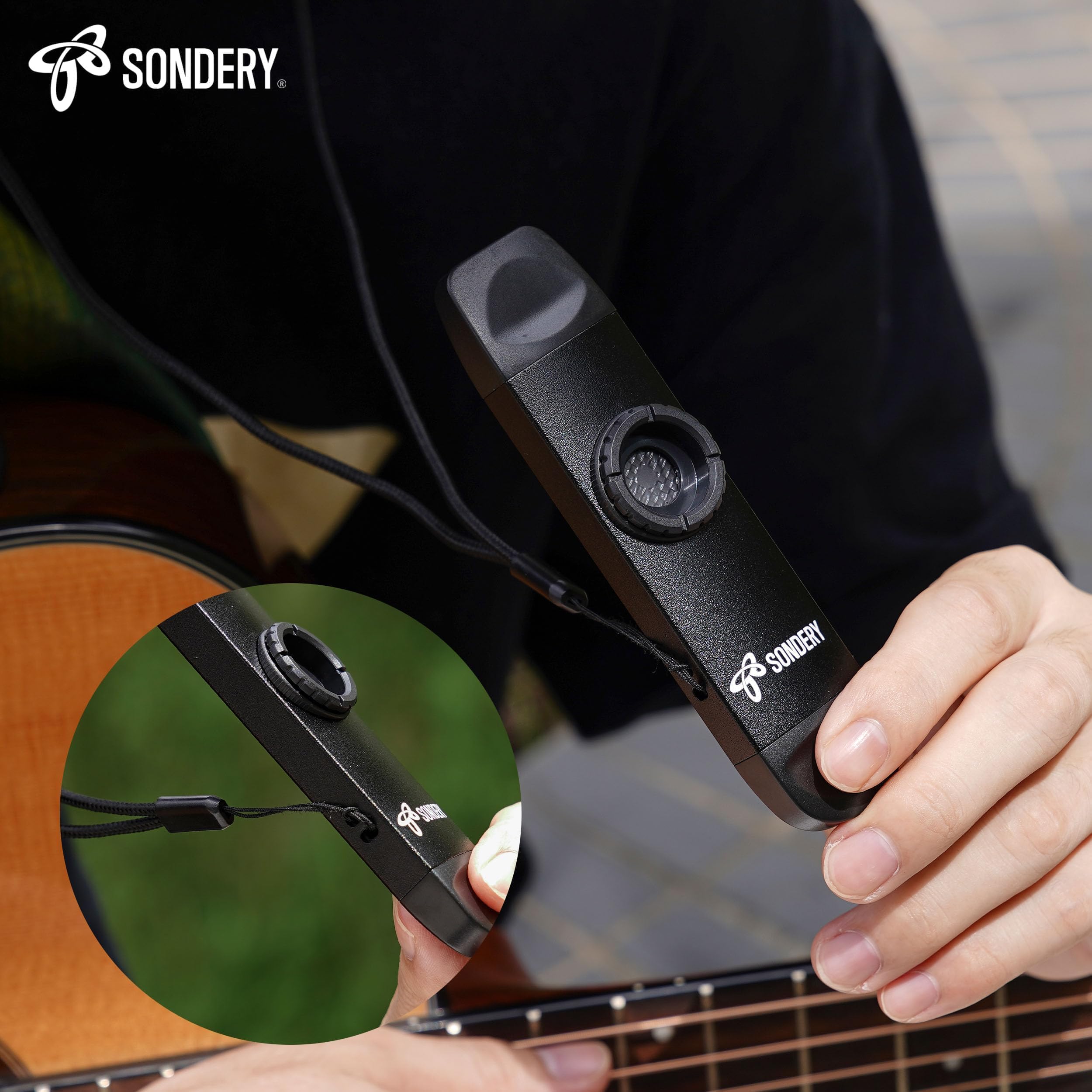 Sondery Kazoo professionale a doppia testa in metallo con passo alto e basso e 5 membrane, jam insieme a chitarra, ukulele, violino e altro