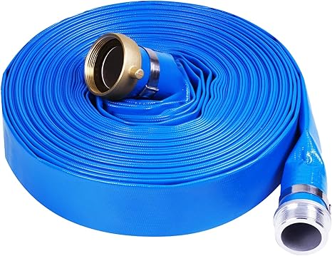 Augtarlion 3 Inch x 50 FT Pool Backwash Hose with Aluminum