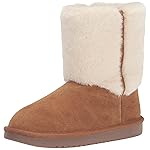 Koolaburra by UGG Unisex-Child Aubrei Short Boot, Chestnut, 12 Little Kid