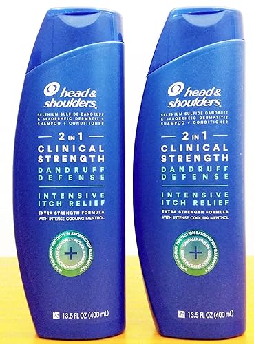 Miniatura 8 de Head & Shoulders Clinical Strength Dandruff Defense - Champú 2 en 1 + acondicionador, champú para aliviar la picazón, control de escamas, cuidado de