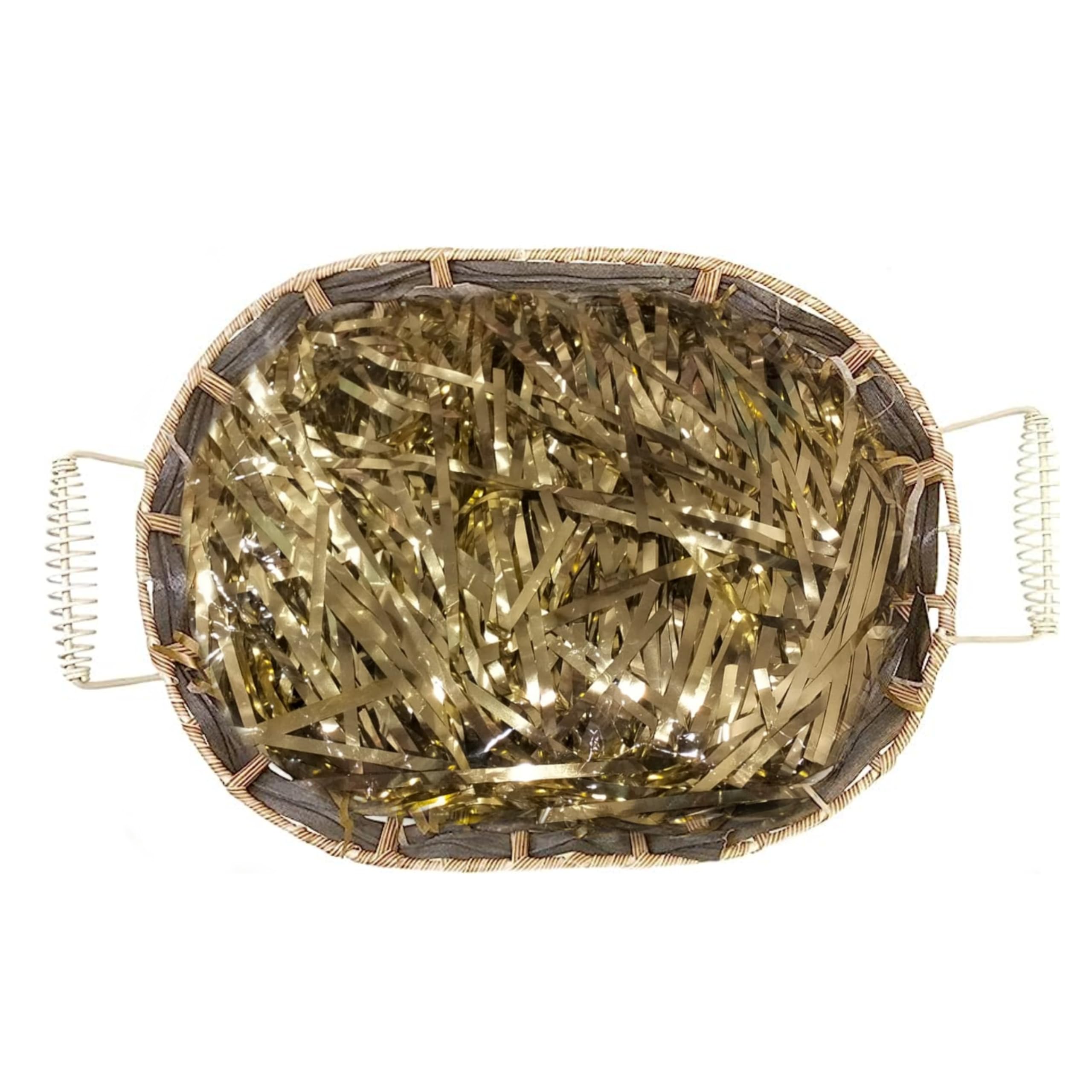 WP WANNA PARTY Golden Paper Shreds, Shredded Paper for Gift Packaging, Box & Basket Filler, Paper Grass for Decorative Packing, 30 Grams