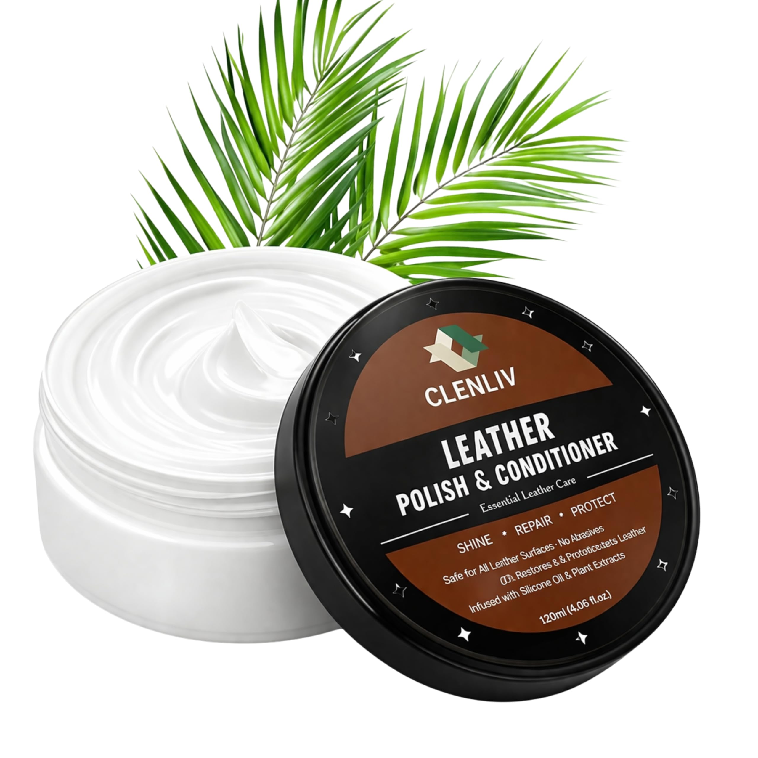 All Leather Polish & Conditioner for Car Seats and Interiors, Couches and Furniture, Shoes and Boots, Bags and Jackets, Baseball Gloves and Horse Saddles, and More. |120ml | 500gsm Microfiter Free.-image-49