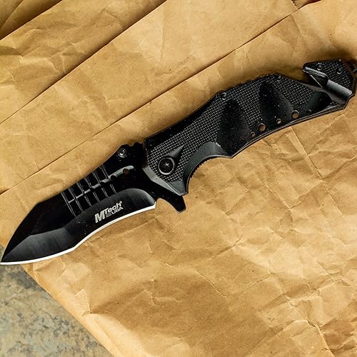 Miniatura 5 de MTech USA MT-A845BK Cuchillo con resorte, 5" cerrado, hoja negra