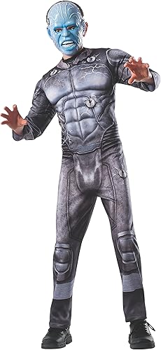 The Amazing Spider-man 2, disfraz Electro Deluxe, niño grande, Gris