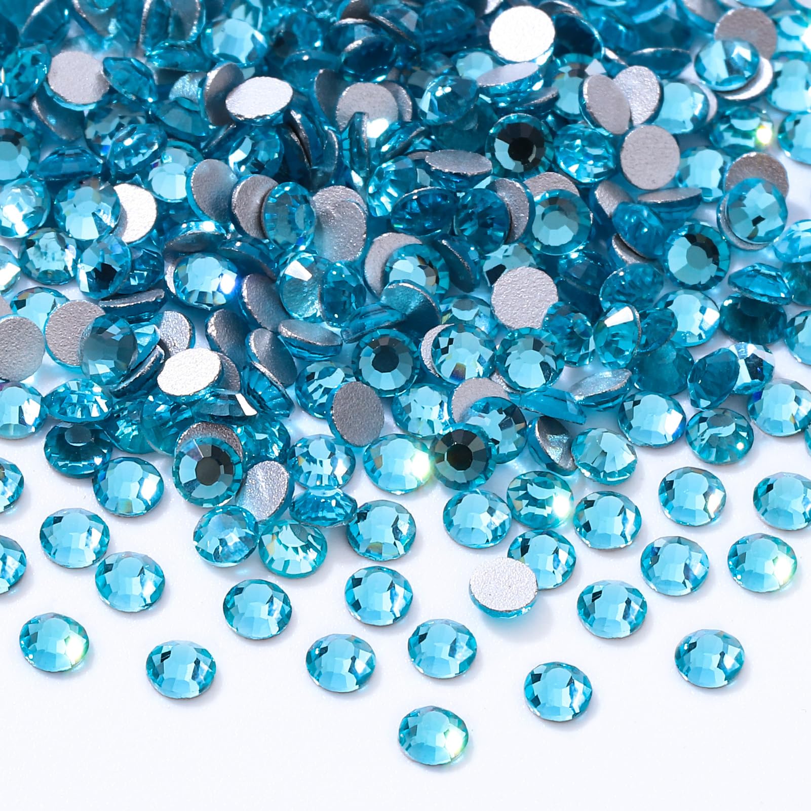 2880PCS Aquamarine Flatback Rhinestones(1.5-1.7mm)