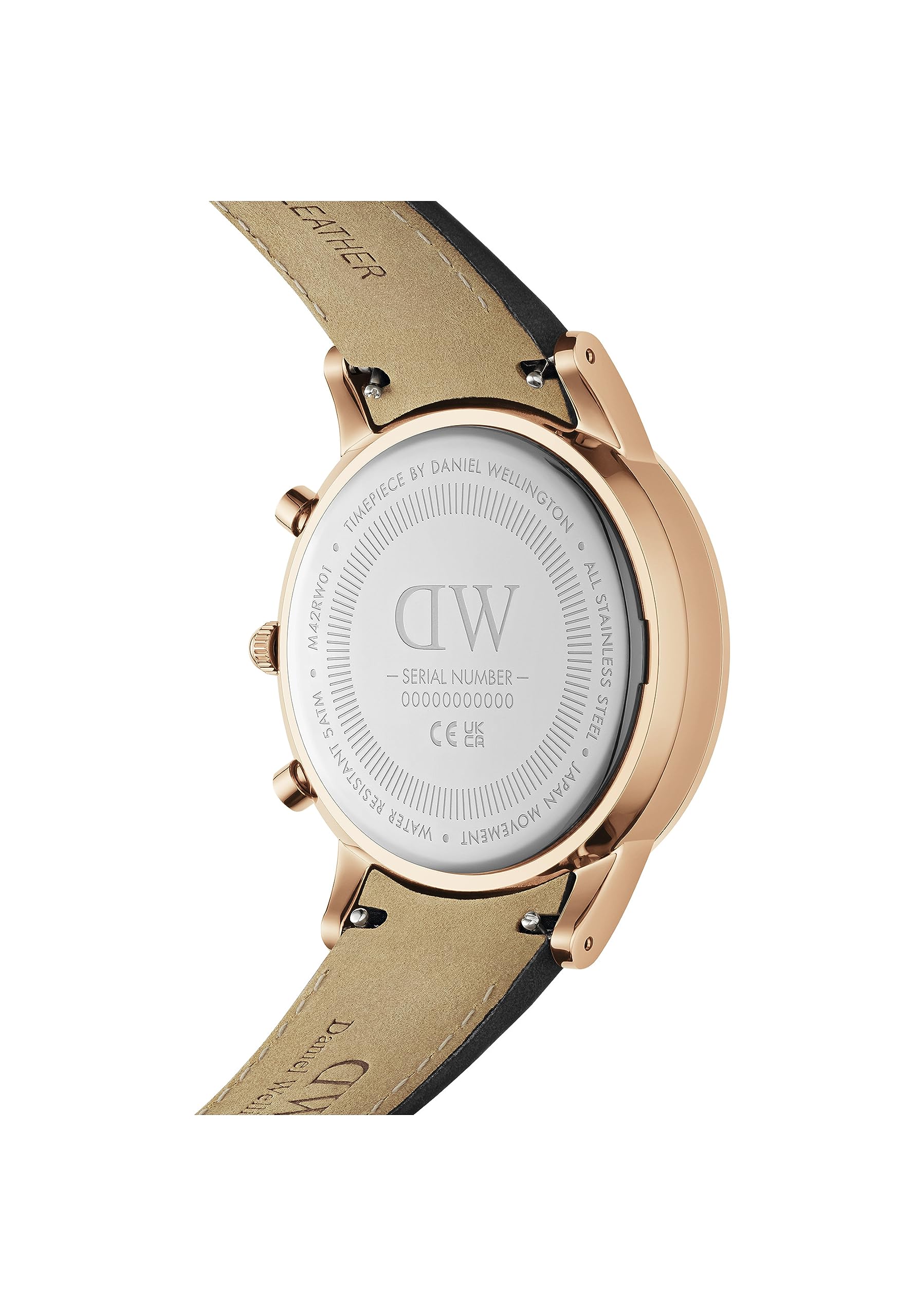 Daniel Wellington Iconic Orologi 42mm Stainless Steel (316L) Rose Gold