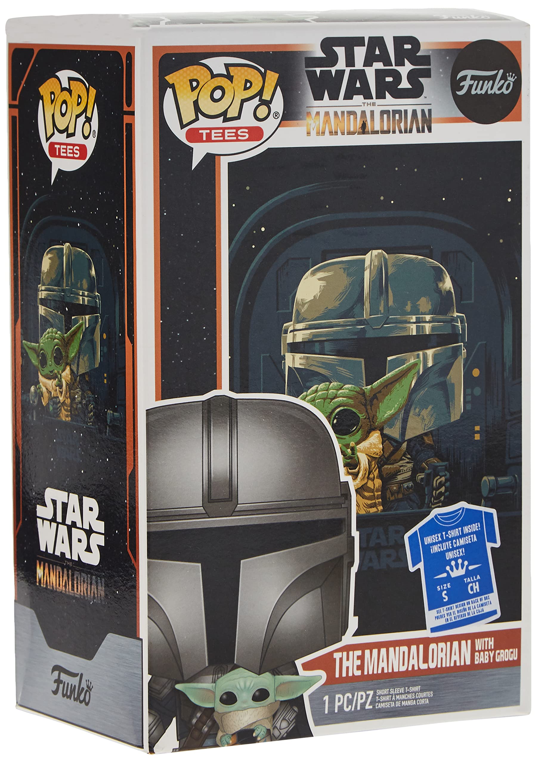 Funko Pop Tee! Mandalorian:The Child in Cockpit (S)