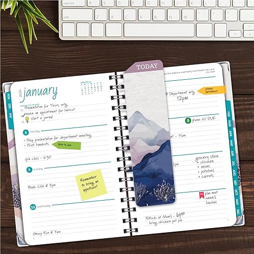 Miniatura 3 de Global Printed Products, Agenda 2024 de tapa dura (noviembre de 2023 a diciembre de 2024) Agenda diaria, semanal, mensual y anual, de 5.5 x 8