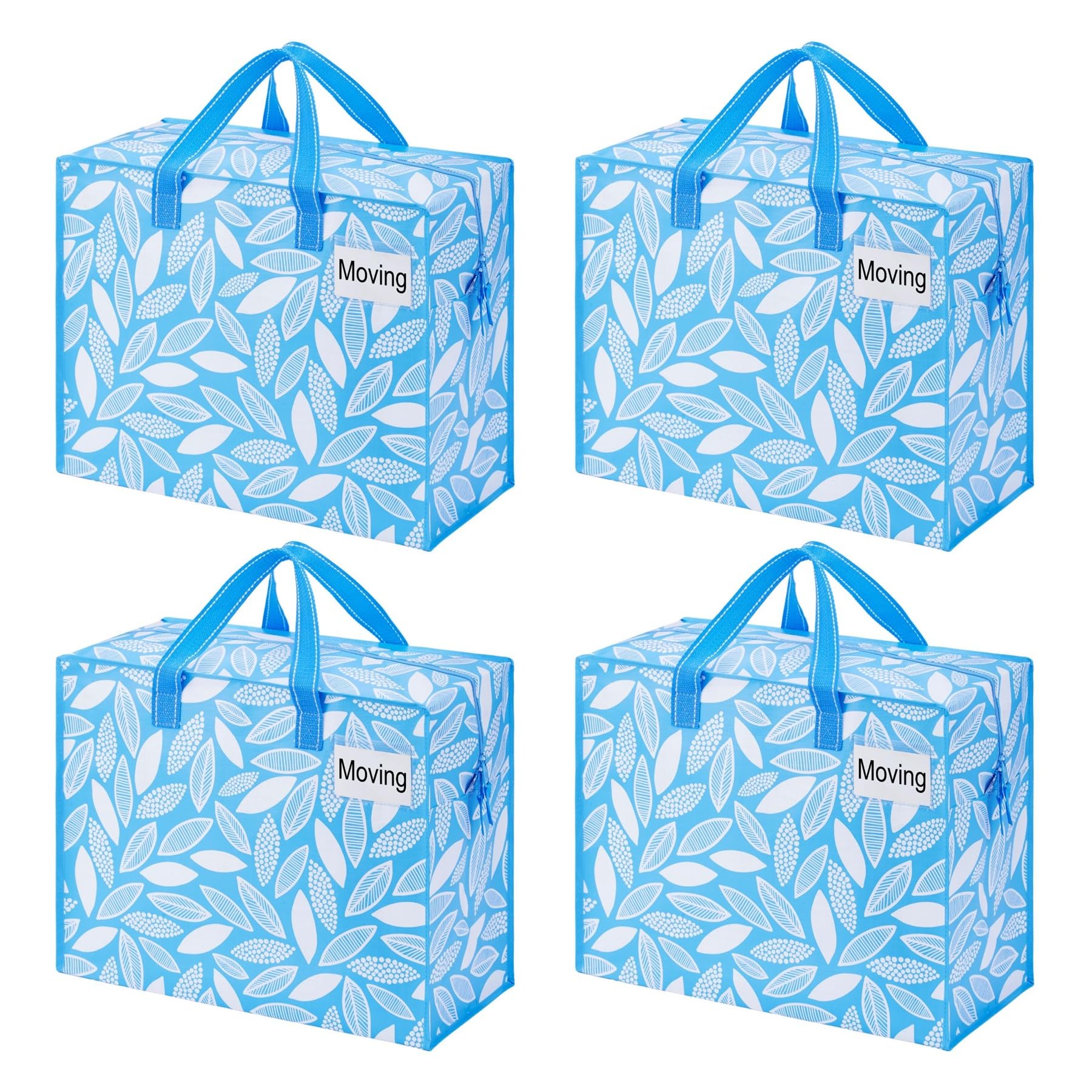 VENO Heavy Duty Moving Bags, Storage Bags, 13 Gallon, Spring Breeze 4 Pack โ image 1