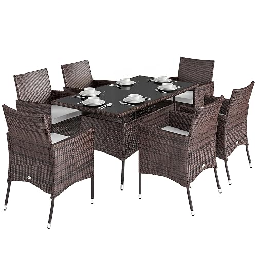 Outsunny Rattan Garden Furniture