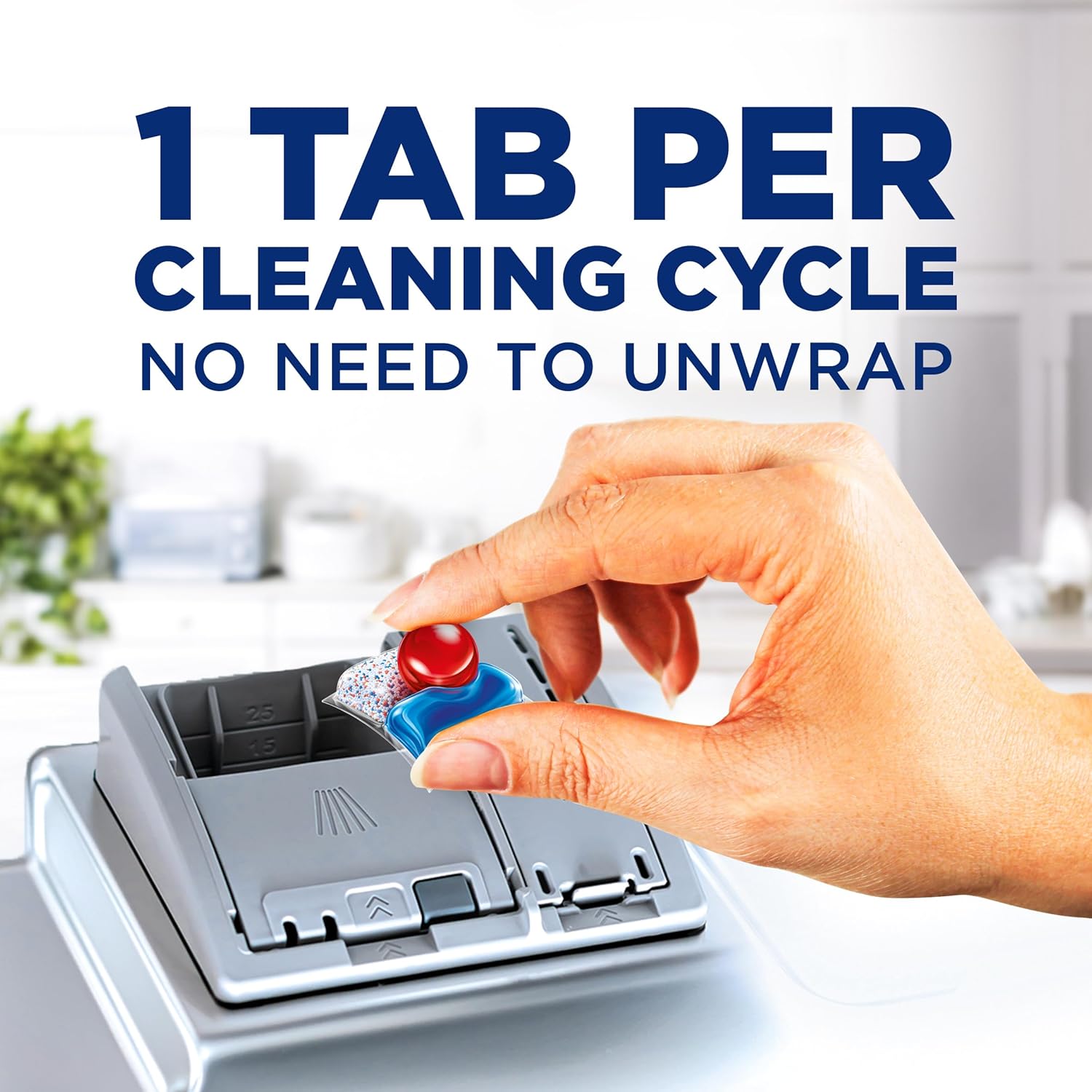 Finish® Quantum Ultimate® Dishwasher Detergent Pods, No pre sinse needed, For Deep clean & sparkling shine, 82 Tabs - Image 6