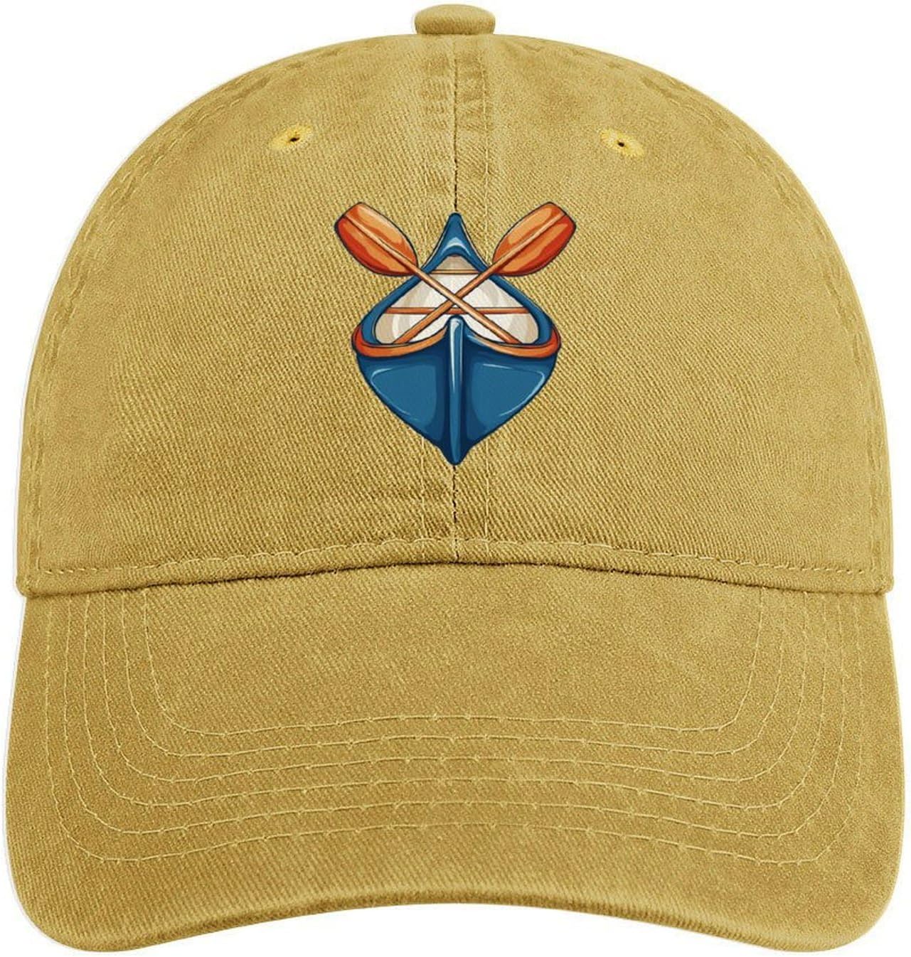 Paddling Canoe Rower Canoer Rowing Paddler Baseball Cap Adjustable Denim Cap Golf Dad Hat for Men Women