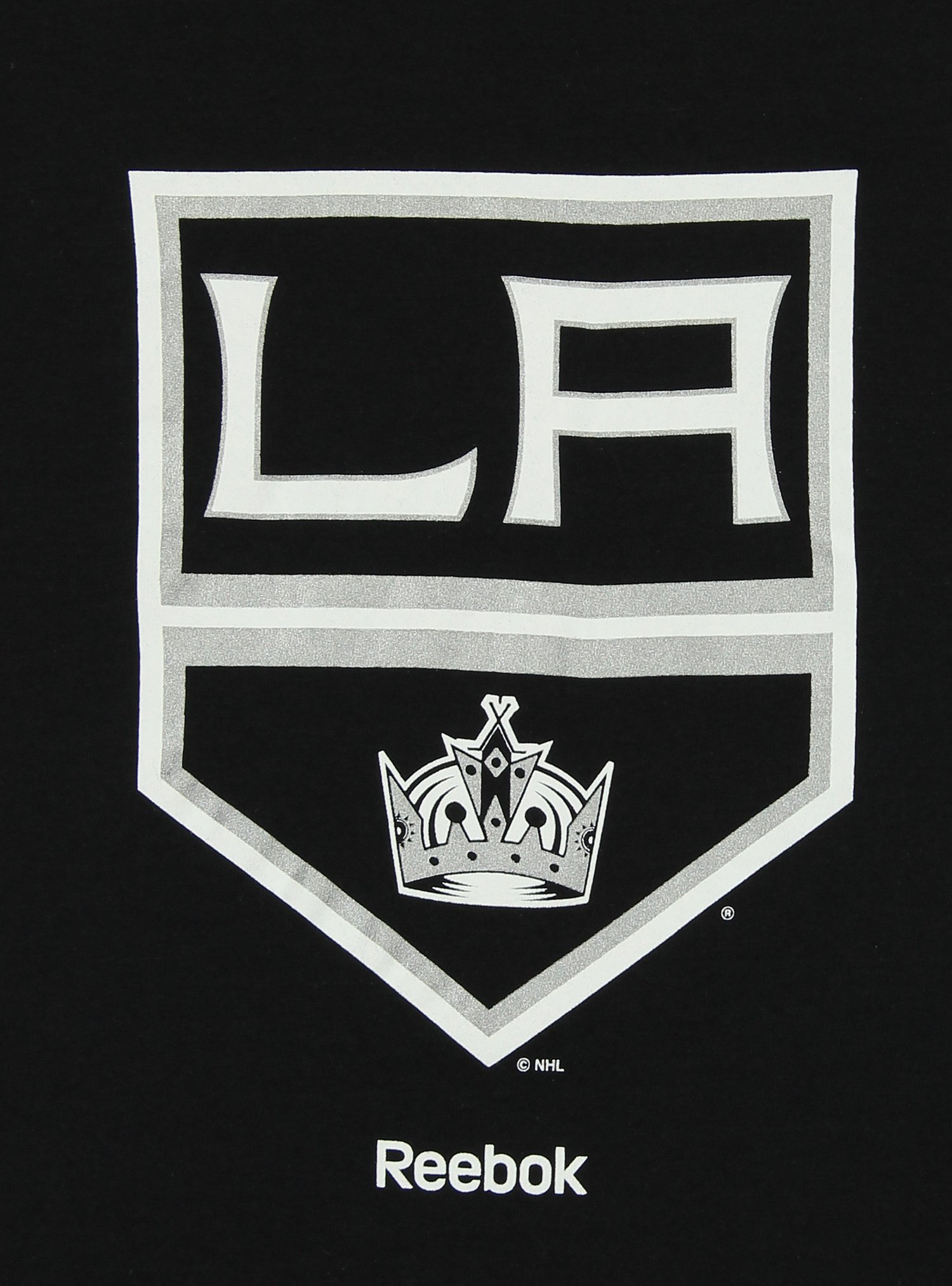 NHL Los Angeles Kings Men's Jersey Crest Tee, Small, Black