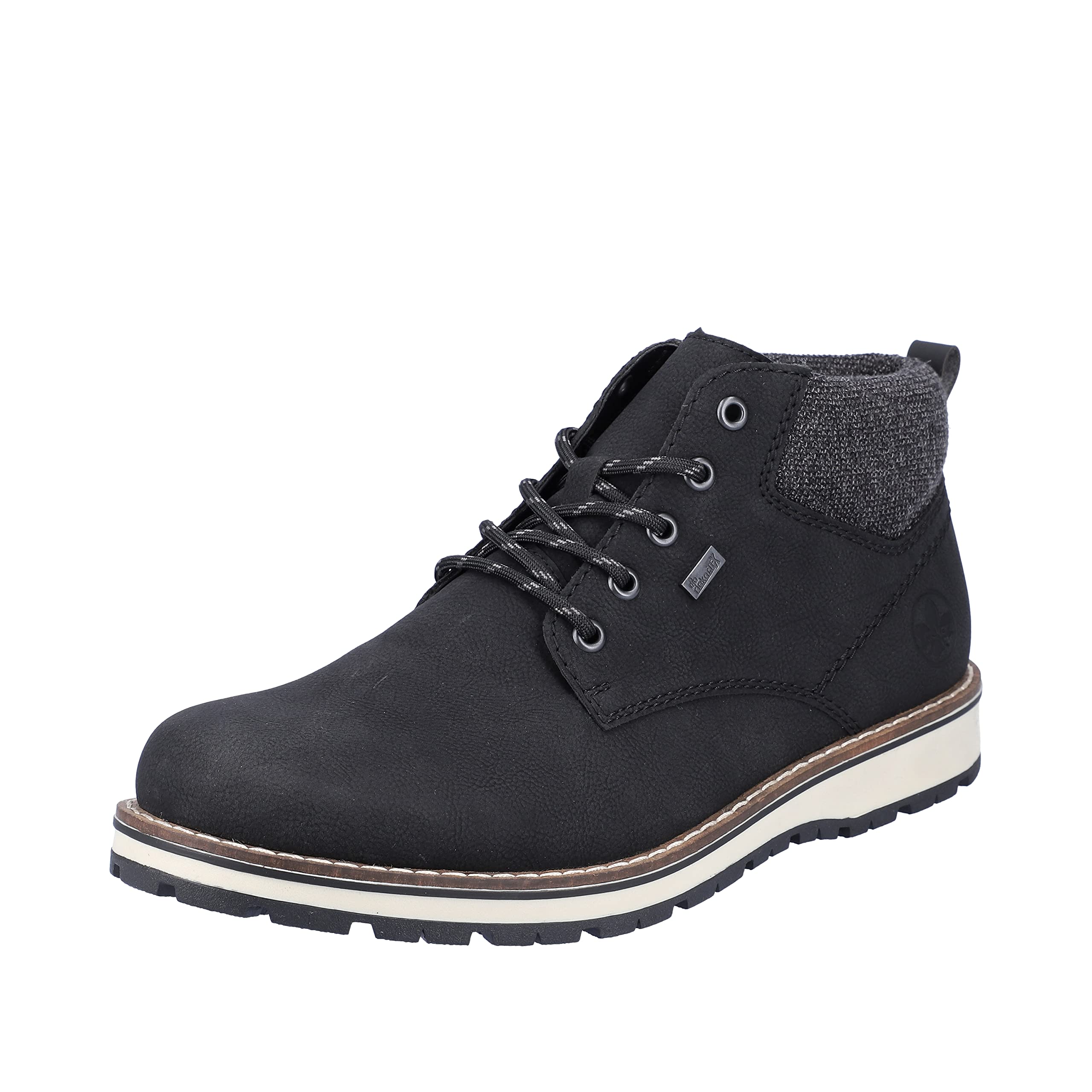 Rieker Herren Schnürstiefeletten 38419, Männer Stiefeletten, wasserabweisend, riekerTEX