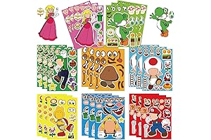 Imaginative Make-A-Face Stickers for Limitless Artistic Adventures