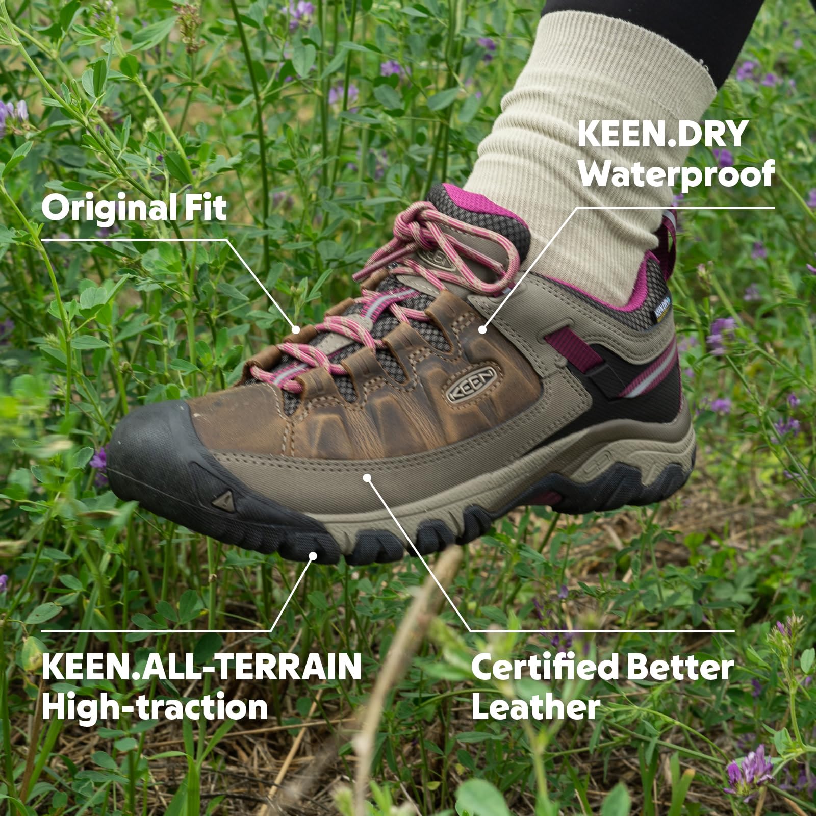 KEEN Targhee 3 Waterproof, Scarpe da Escursionismo Donna