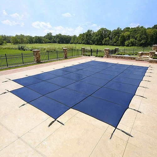 Blue Wave 18 ft x 36 ft 12Yr Mesh Safety Rss Blue