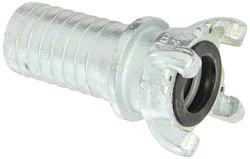 Dixon Air King AM26 - Manguera de aire de hierro, acoplamiento de acción rápida de 4 lengüetas, extremo de manguera de 2 pulgadas con púas