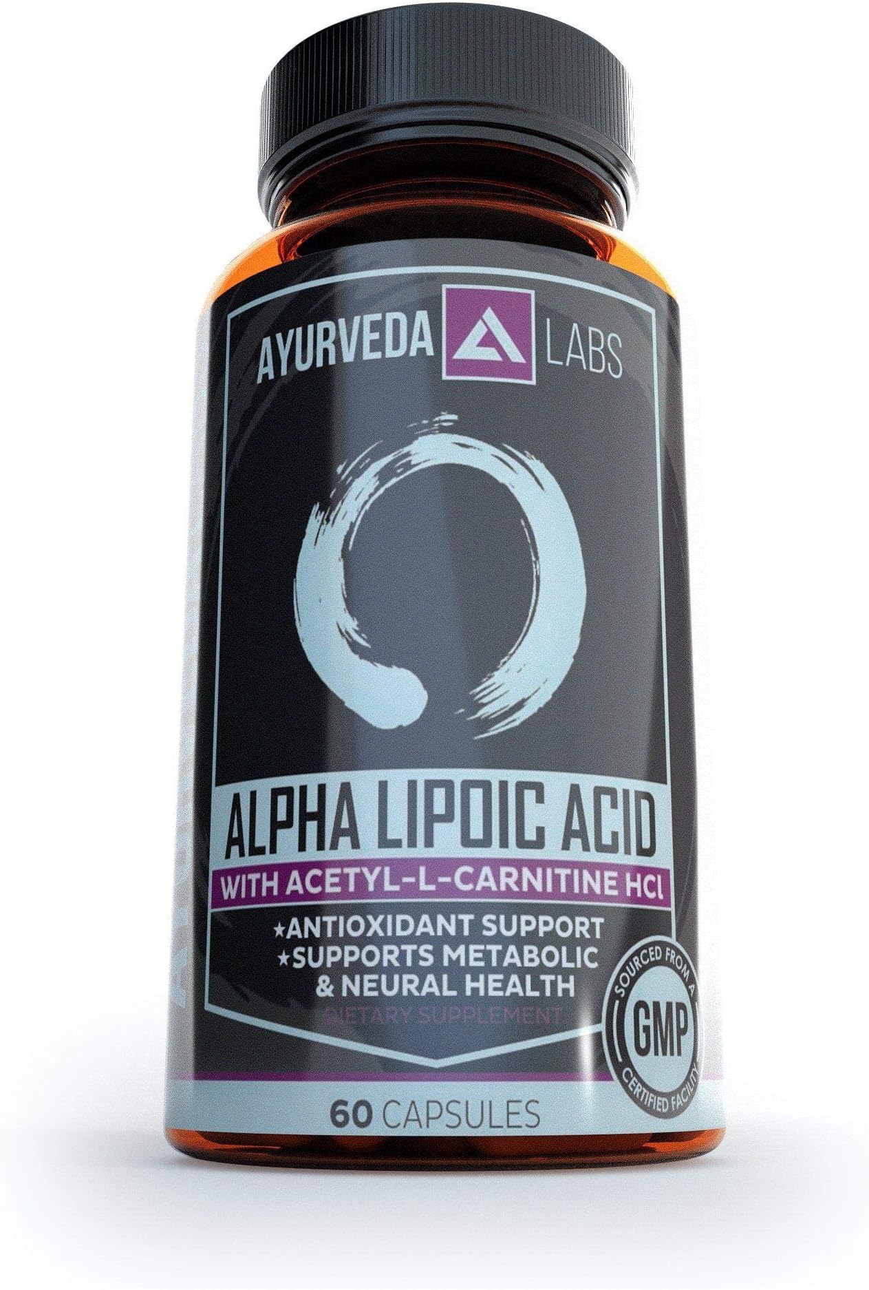 Alpha Lipoic Acid with Acetyl L-Carnitine - ALA/ALCAR - Brain Support, Weight Loss, Energy, Anti-Aging, Powerful Antioxidant and Heart Health – 60 Capsules