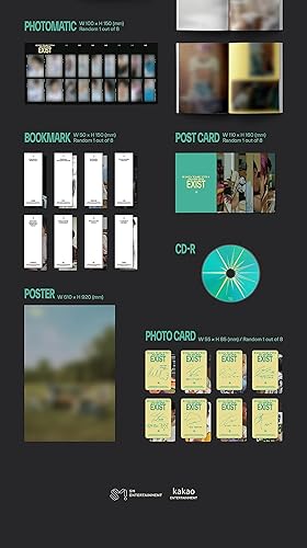 Miniatura 5 de EXO EXIST 7th Album Contents+Photocard+Tracking Sealed PhotoBook SET A+B+C