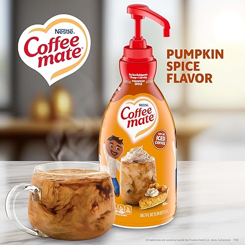 Vista 28 de Nestle Coffee Mate - Crema líquida para café con frasco dispensador