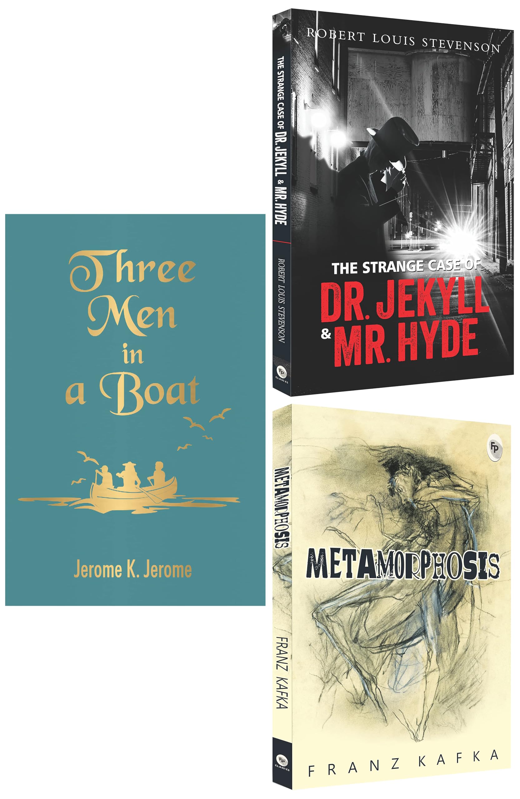 Three Men in a Boat & Metamorphosis & The Strange Case of Dr. Jekyll Mr. Hyde