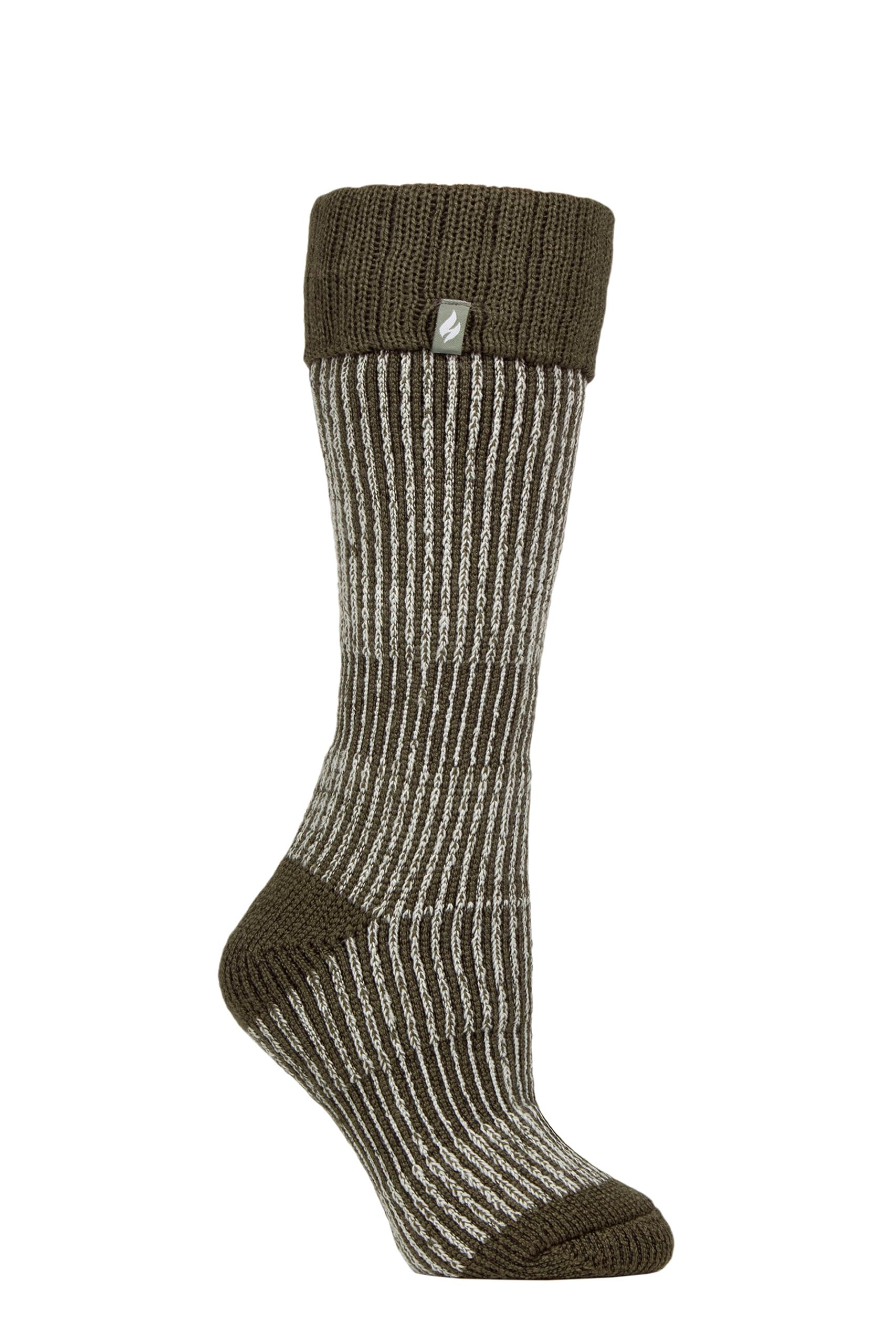 Heat Holders Women's Olive Sockshop 2.3 Tog Thermal Boot Socks Pack Of 1 (Uk, Numeric, 4, 8, Regular, Regular, )