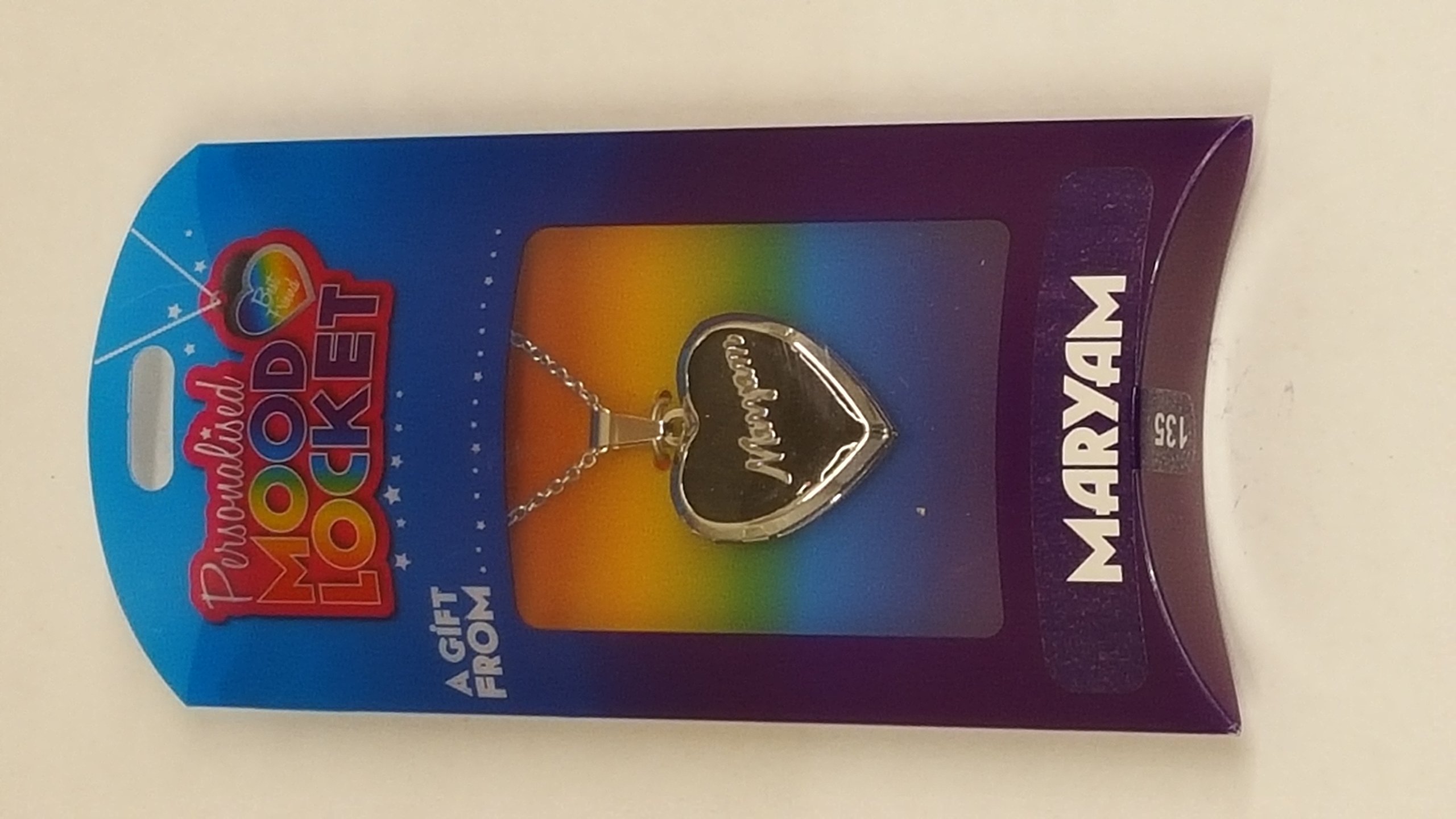 Personalised Mood Locket Necklace - Maryam