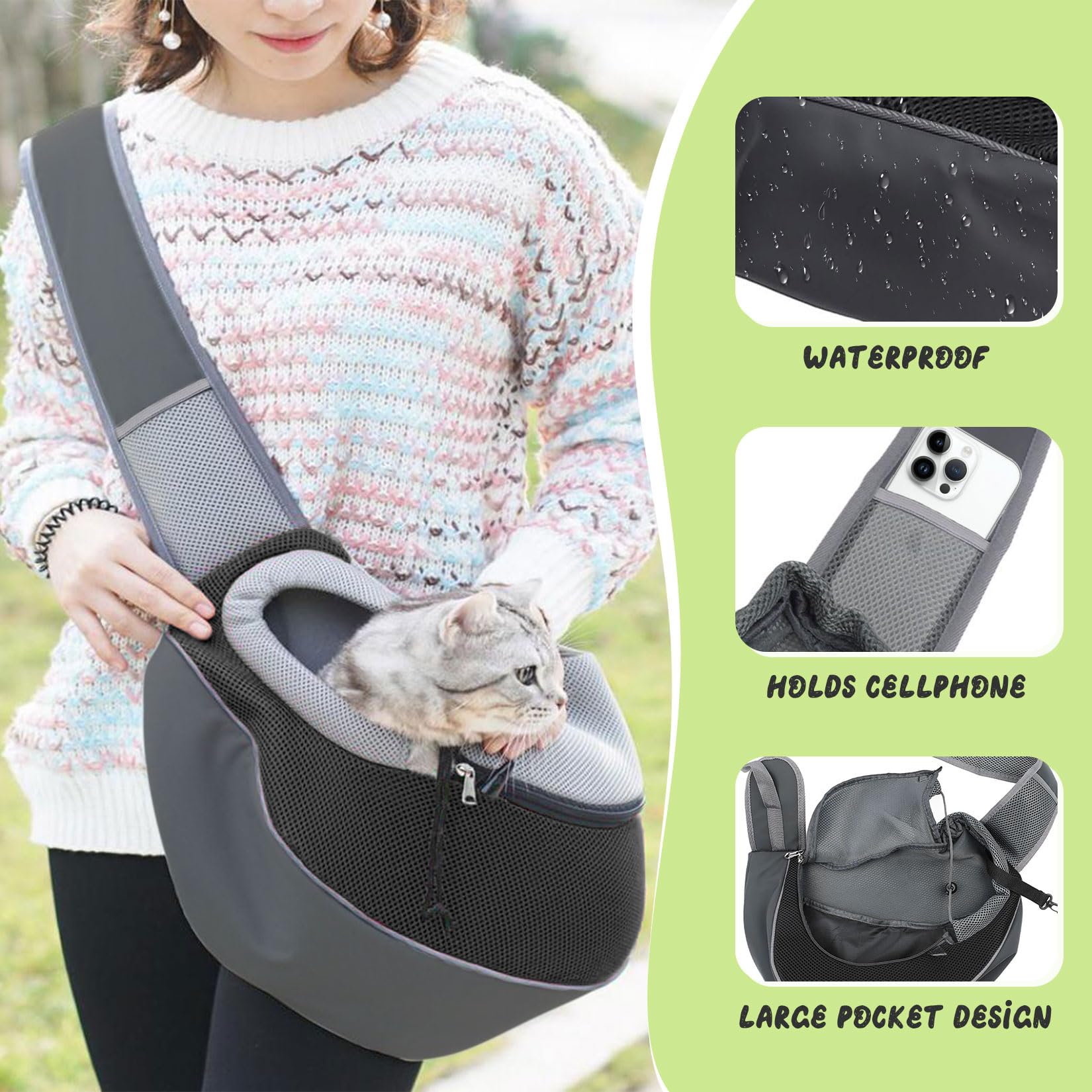 Herbst Hundetragen Accessoires, Sac Staile et Sac à Dos pour Chien Composition Voyage et Extérieur
