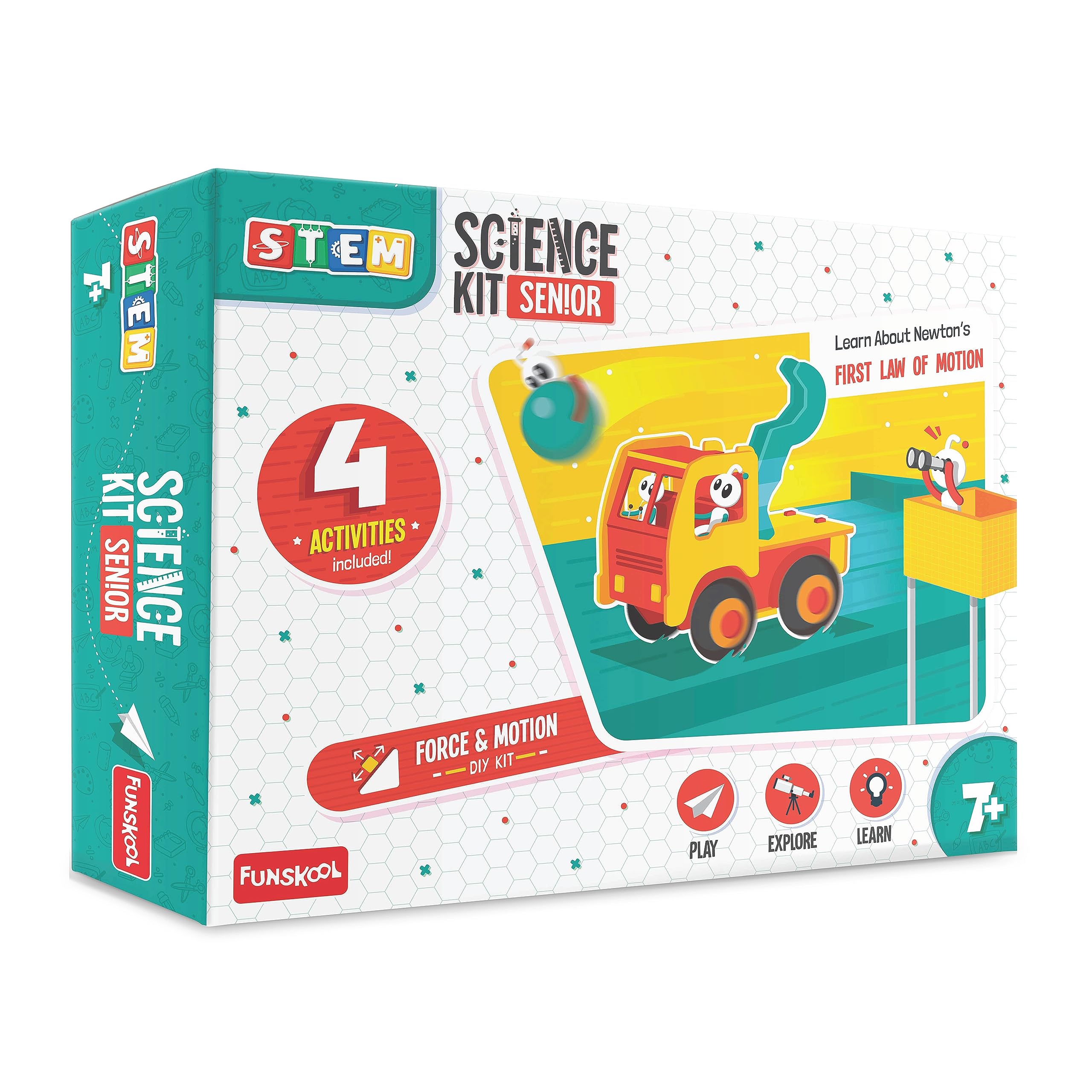 Funskool-STEM -Science Kit Senior, Force and Motion, Educational,DIY Activity,Stem,for 9 Year Old Kids and above,Toy (B0CDC344KX) Amazon Price History, Amazon Price Tracker