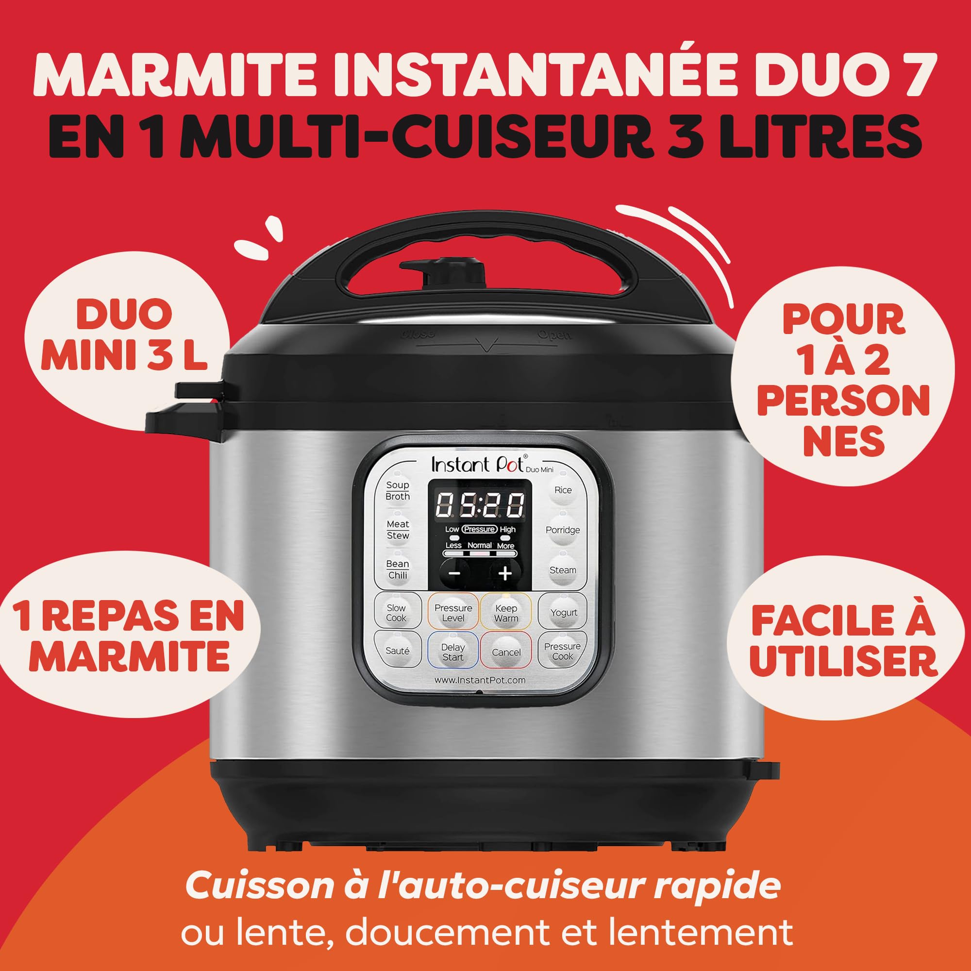 Multi Cooker Instant Pot Duo Plus Mini Mini Pressure Cooker Instant